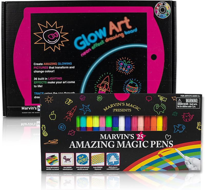 Marvin's Magic Arts & Crafts Multipack Glow Light Up Kids Art Set