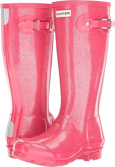 pink sparkle hunter wellies