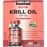 Kirkland Signature Krill Oil 500 Milligram 160 Softgels