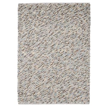 Think Rugs Moderner Steine Kies Design Handgeknotet Schwere
