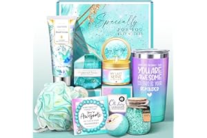 GEMTEND Birthday Gifts for Women, Gifts for Women, Mom, Wife, Girlfriend, Sister, Friends, Her, Relaxing Spa Gifts Basket Self Care Gifts, Christmas, Valentine's Day, Mother's Day Gifts