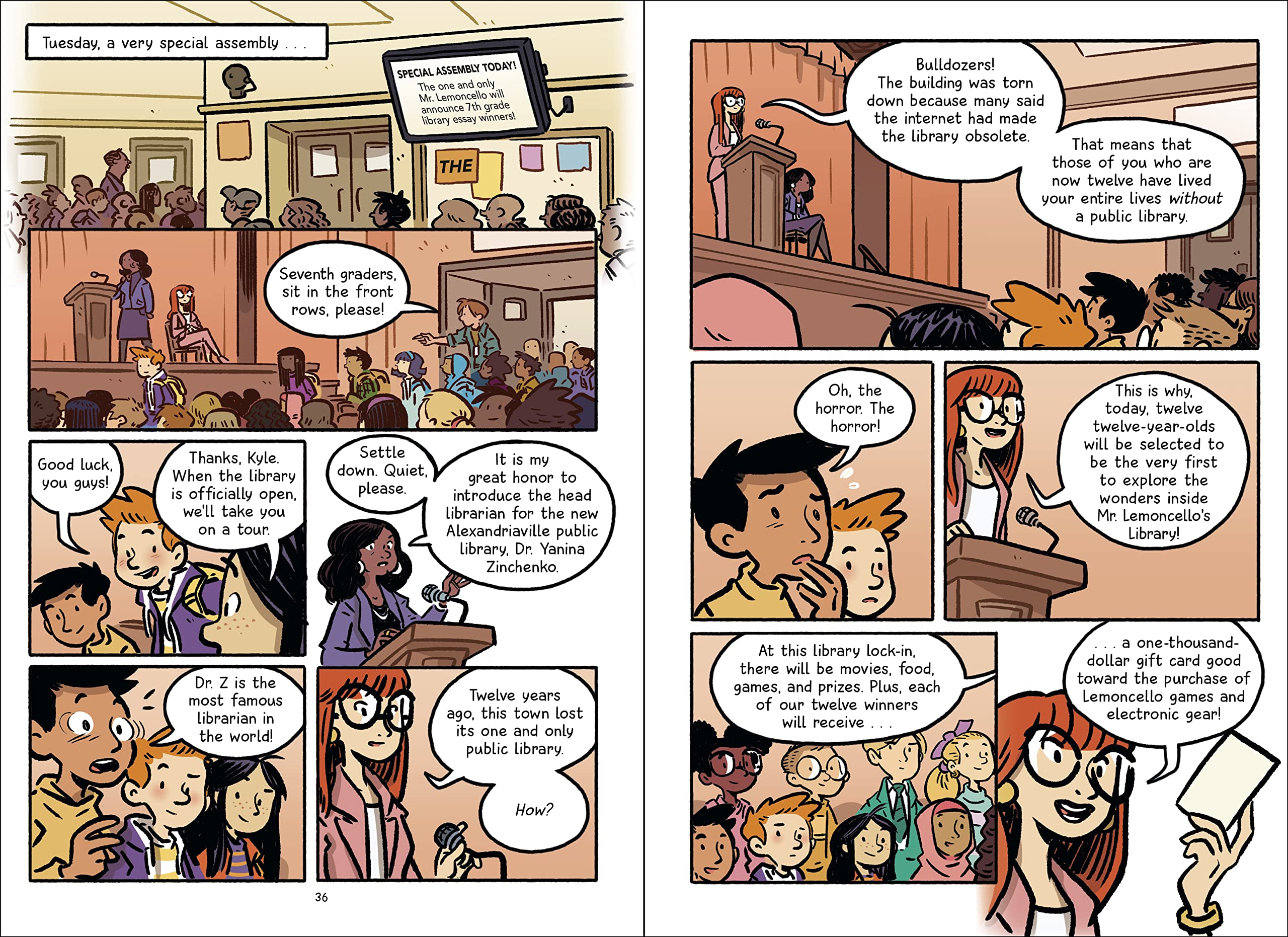 Escape from Mr. Lemoncello's Library: The Graphic Novel Escape from Mr. Lemoncello's Library: The Graphic Novel Paperback Kindle Hardcover