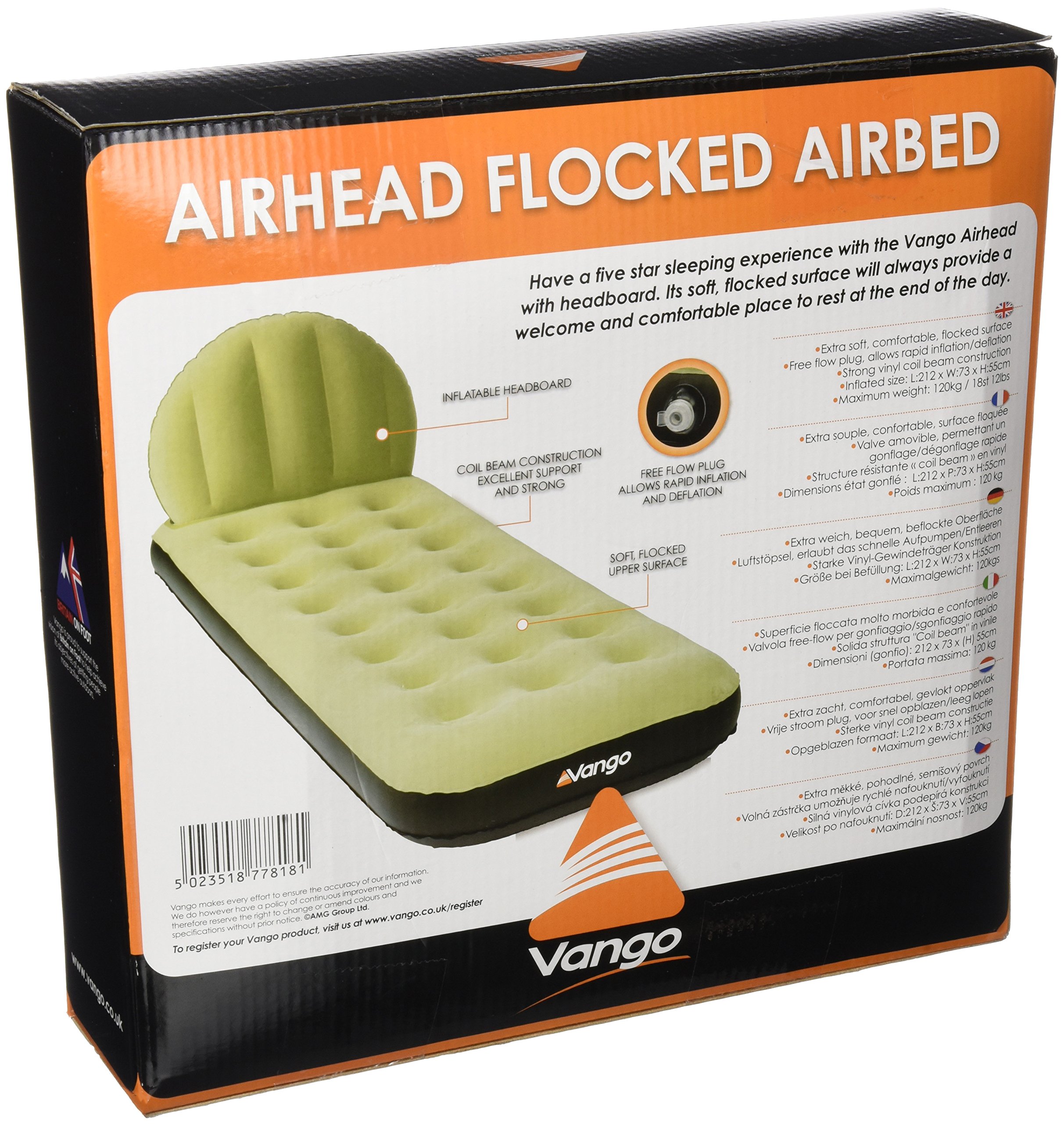 vango single airbed
