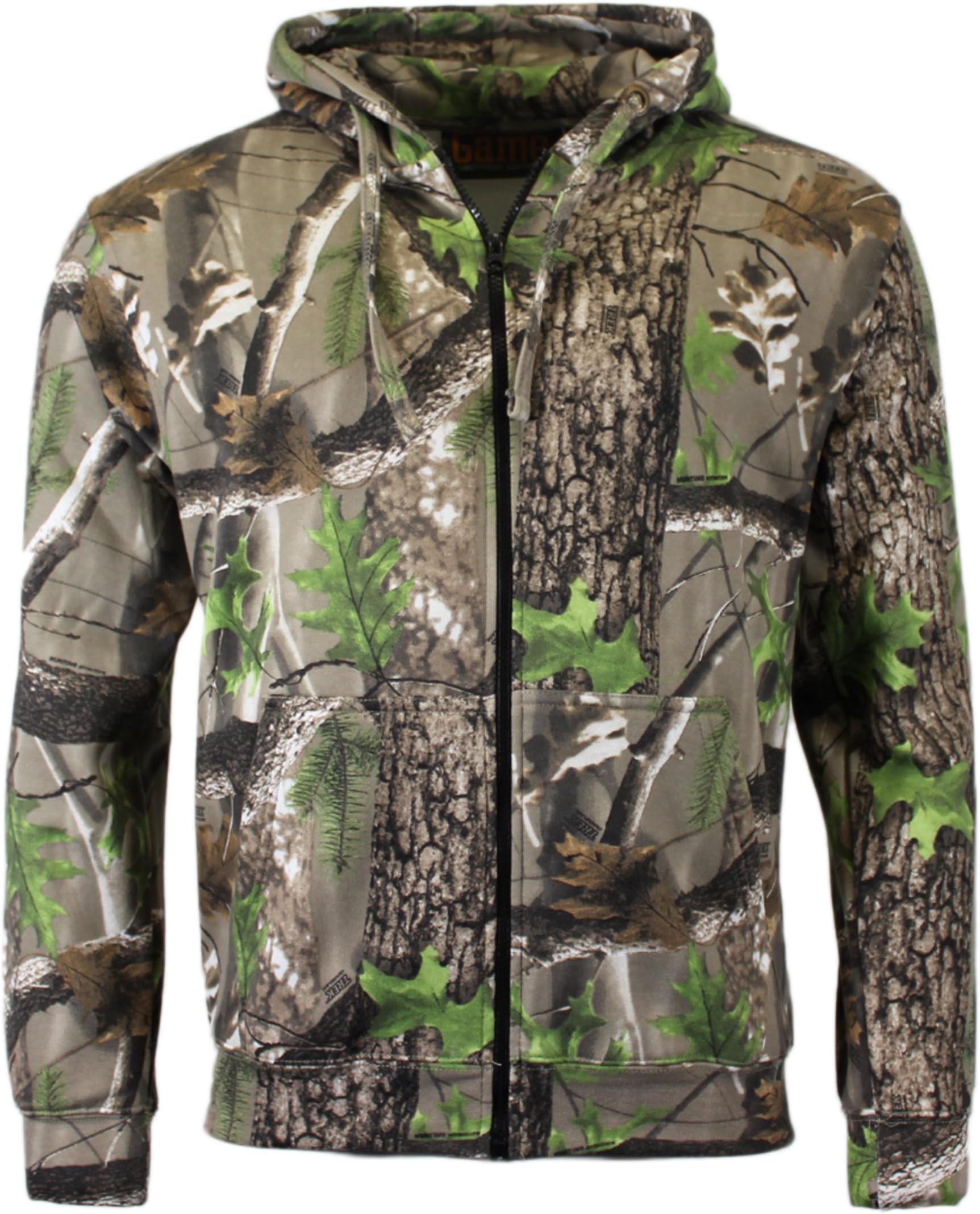 Mens Trek102 Camo Zip Hoodie - Camouflage Hoody Zipper