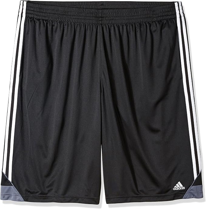 adidas Men's 3G Speed Big & Tall Shorts, Black/White, 3X