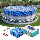 POOLHACKER【2025 Upgrade】 15 ft Winter Pool