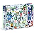 Planter Perfection 1000 Piece Puzzle with Shaped Pieces from Galison - 27” x 20” Puzzle with 20 Uniquely Shaped Pieces, Colorful Artwork, Thick & Sturdy Pieces, Challenging & Fun Activity for Adults