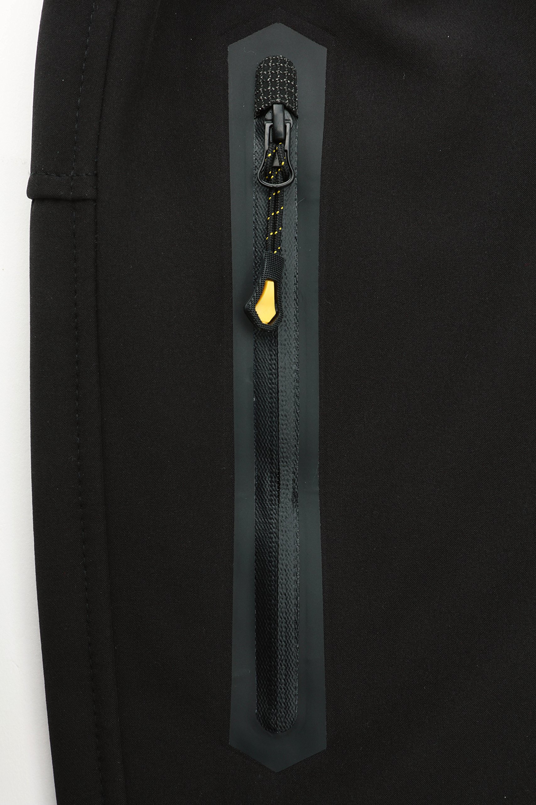 Diamond Candy Men\'s Outdoor Lightweight Waterproof Hiking Mountain Pants Black-XL