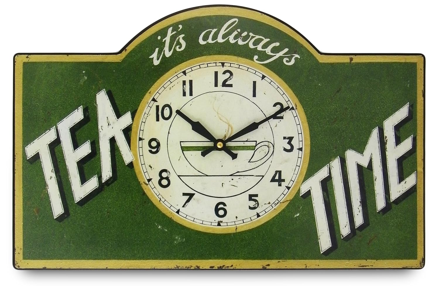 Roger Lascelles Clock, Wood Green, 41.5 x 5 x 30 cm Amazon.co.uk