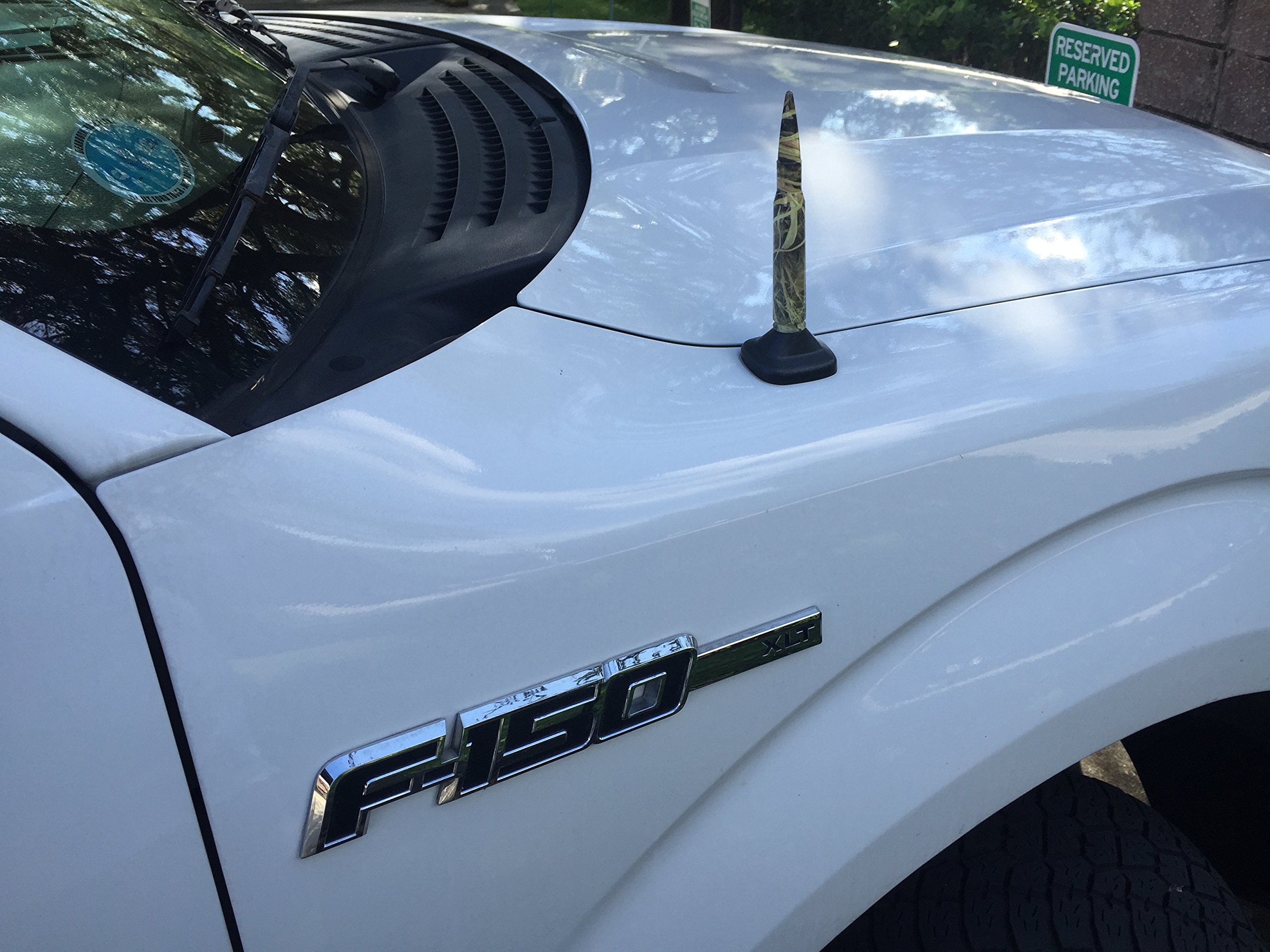 AntennaX 50 Cal Hunting Camo Bullet (5.5inch) Ammo Antenna for Chevy