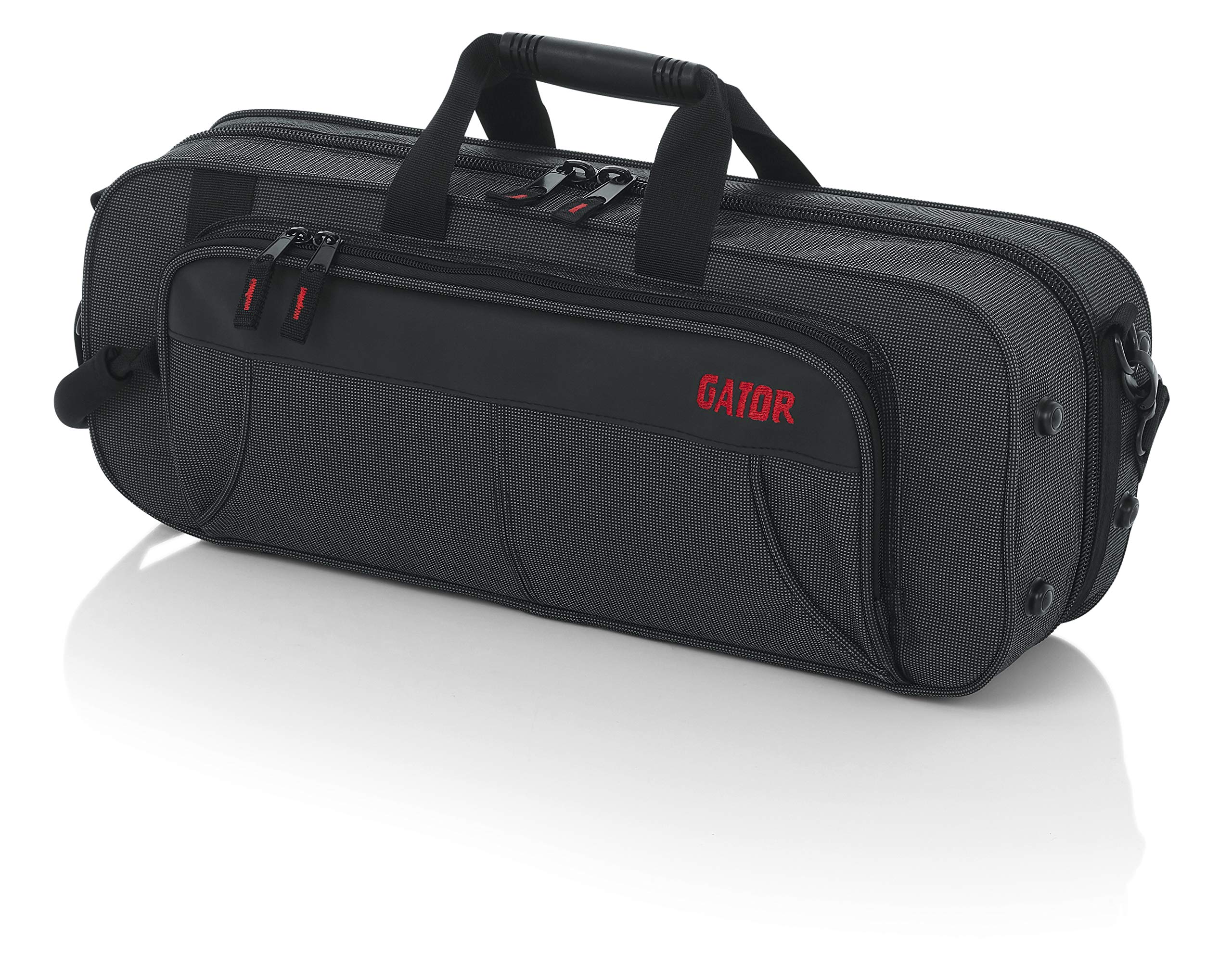 Gator Cases Lightweight Polyfoam Trumpet Case with Removable Strap and Rubber Interlocking Carry