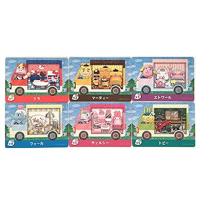 Buy Tobidase Doubutsu No Mori Animal Crossing New Leaf Amiibo Limited With Amiibo Card Sanrio Character Collaboration 6 Variety Set With 3 Random Stickers Online In Italy B01m3z2o7i