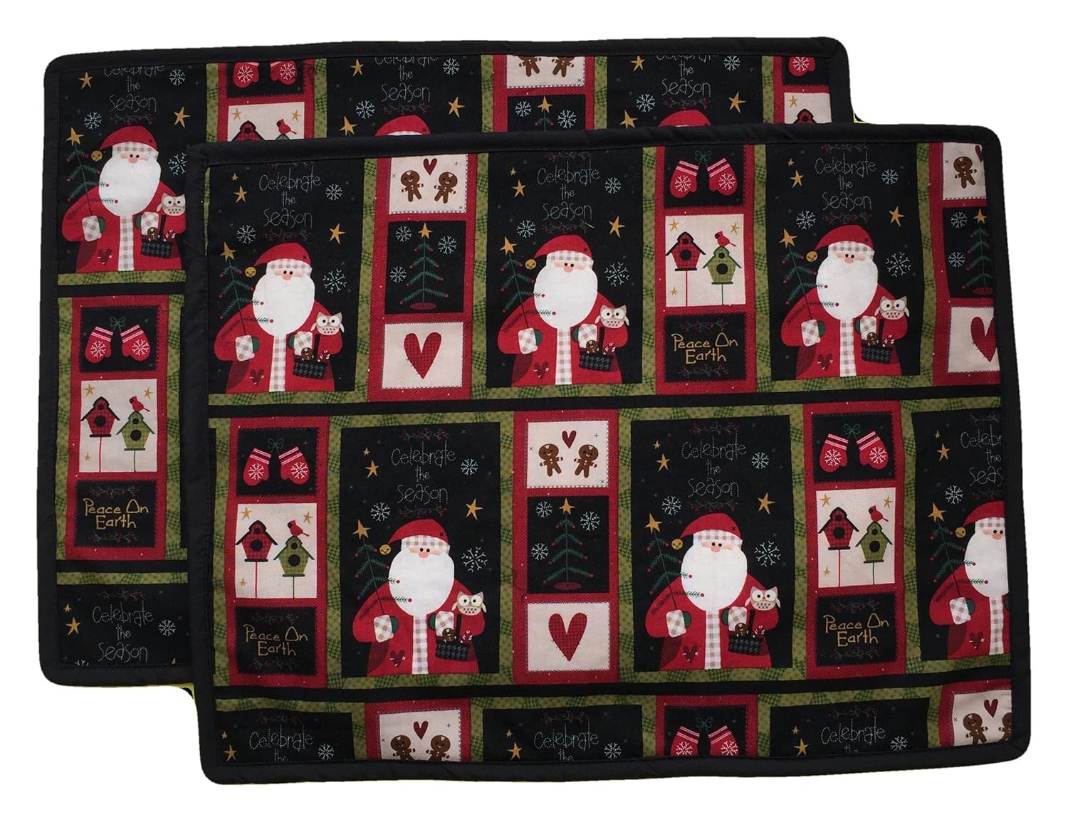 14" x18" Christmas/Winter Placemat Set of 2 Reversible