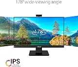 ASUS BE24EQK 23.8" Full HD IPS Frameless Business Monitor Webcam Mic Array view 2