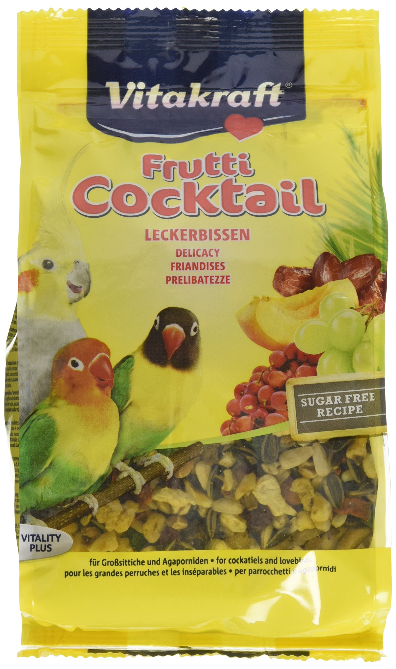 Vitakraft Cockatiel Frutti Cocktail 250 g (Pack of 6)