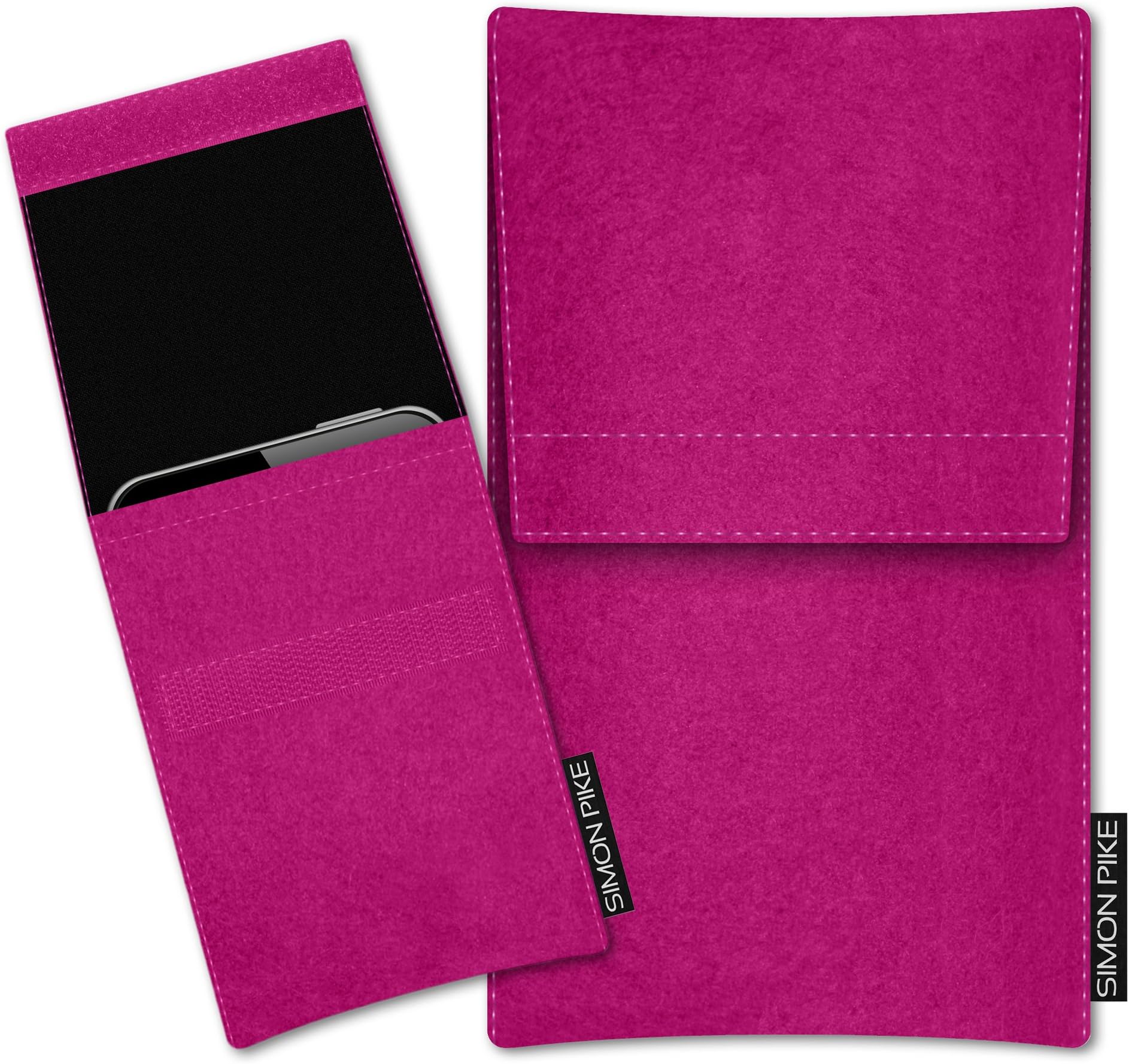 SIMON PIKE compatible with Apple IPhone 11 Pro Max felt case ultra slim case bag 'Sidney' in pink 1