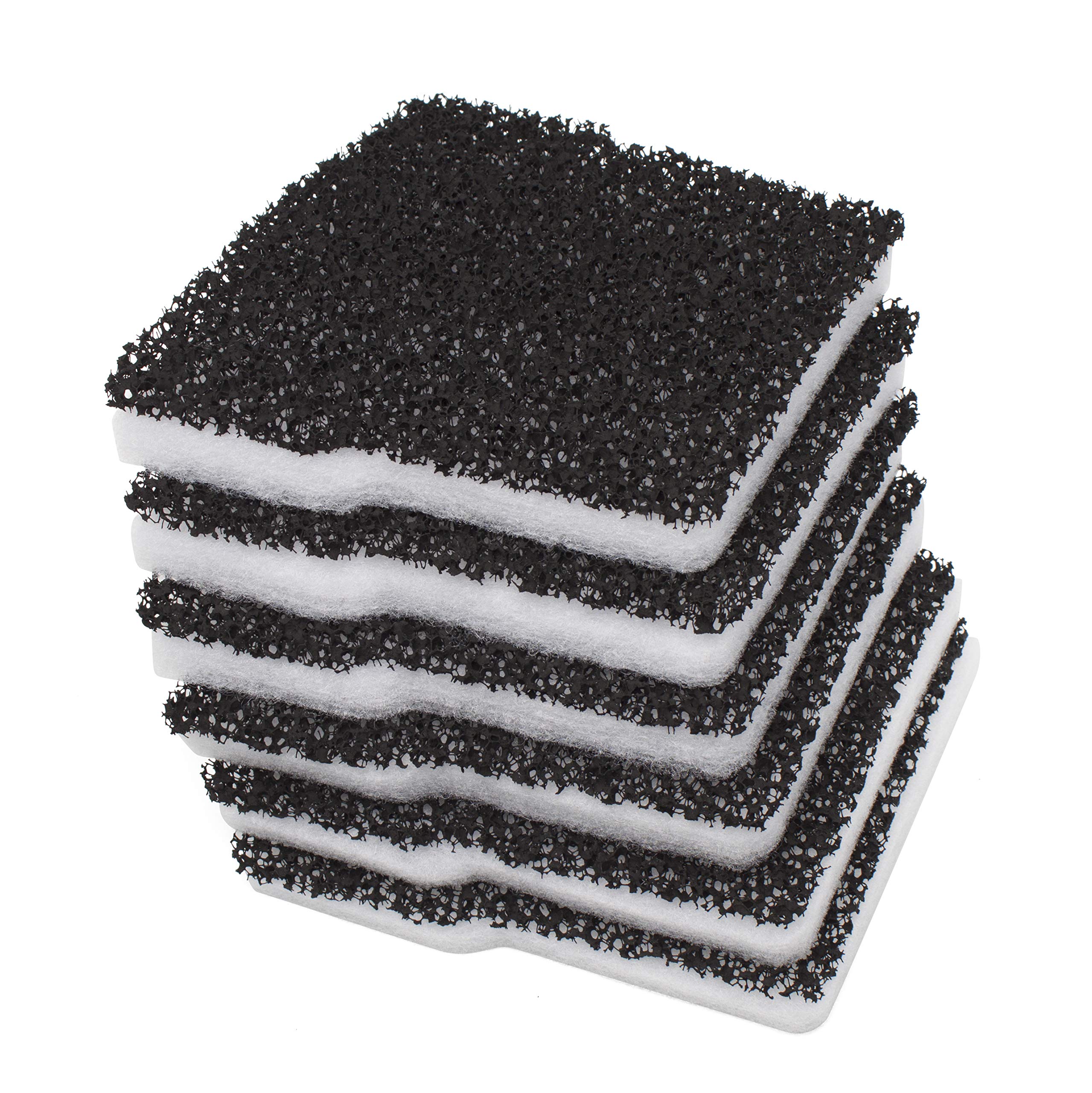LTWHOME Replacement Carbon and Wool Filter Pads Set Fit for Blagdon Mini-Pond 4500L/6000L (Pack of 6 sets)