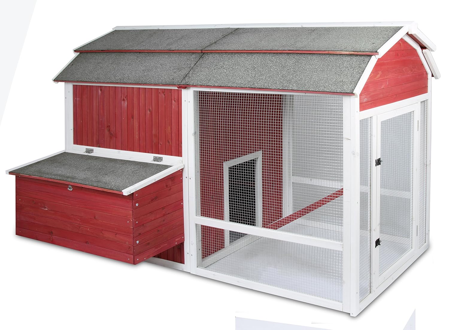 Amazoncom Precision Pet Old Red Barn Chicken Coop 5267 By 7795