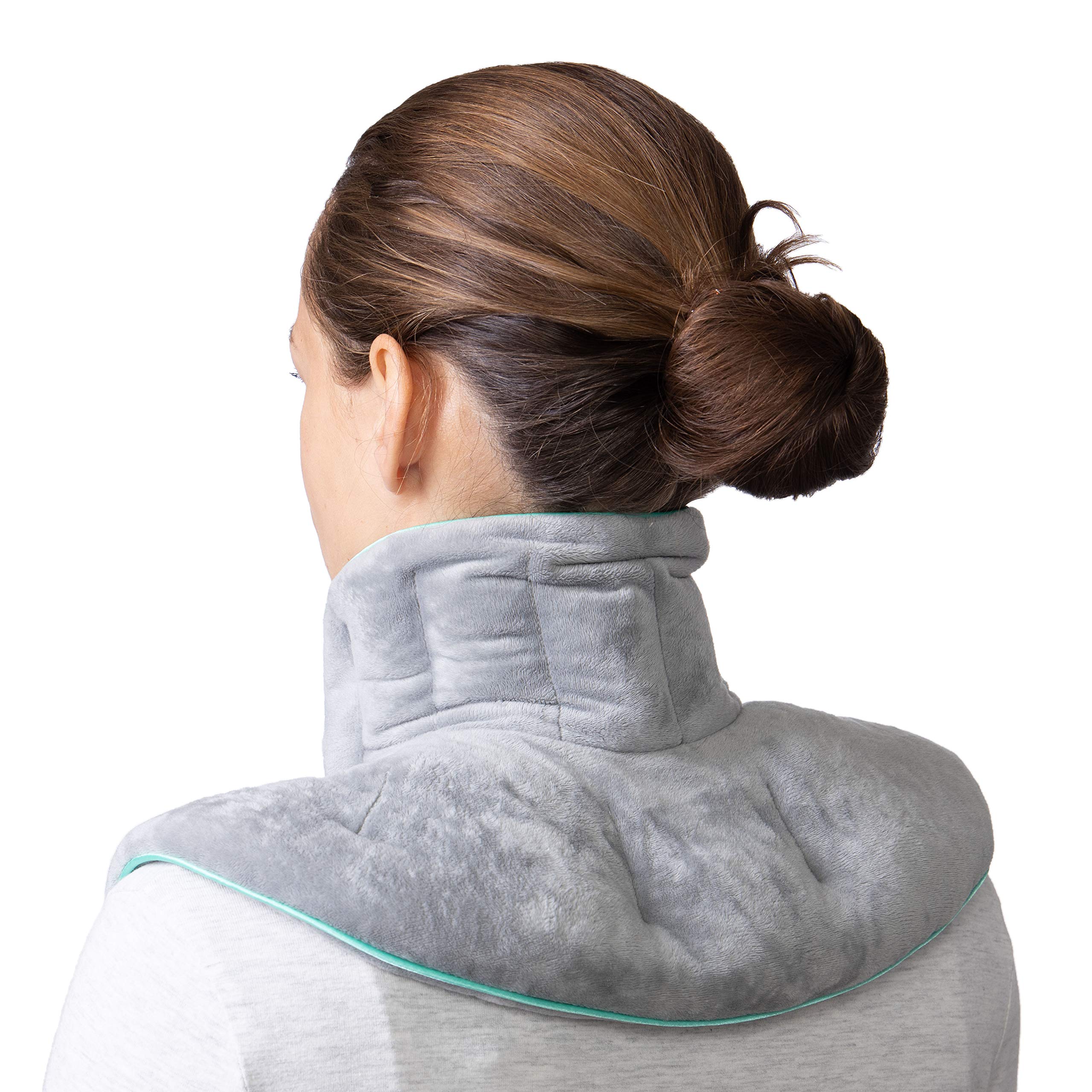 VITNESSE Microwavable Neck Wrap Weighted Herbal Aromatherapy Heating Pad for Neck & Shoulders