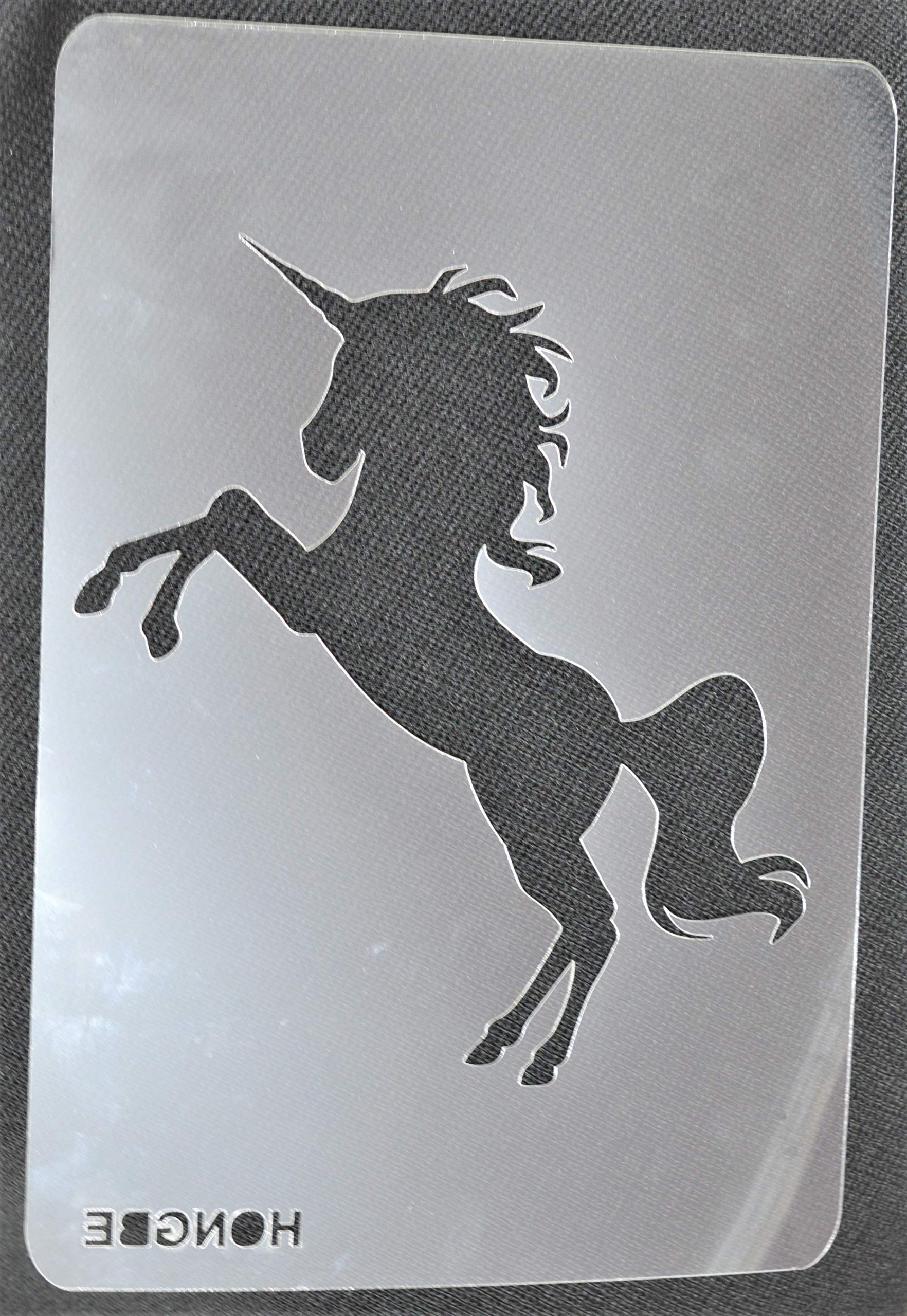 HONGBE Unicorn Wall Stencil No 26
