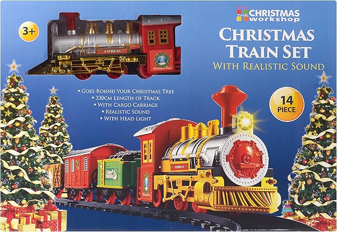 outdoor christmas train set