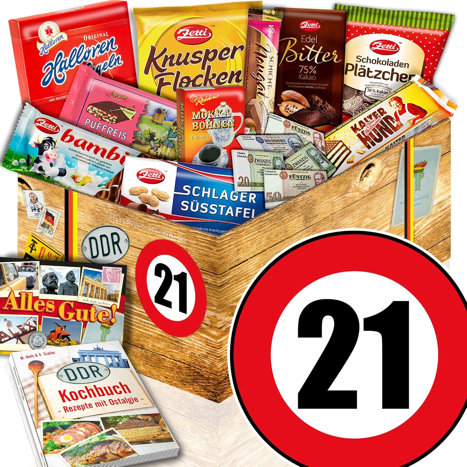 Geschenk zum 21. Geburtstag + DDR Paket + Geschenke zum 21 Geburtstag Amazon.de Lebensmittel