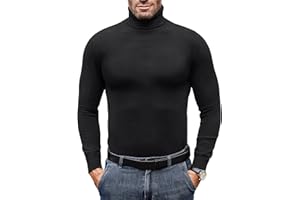 Lion Nardo Mens Turtleneck Sweaters Slim Fit Long Sleeve Sweater Pullover Mens Turtle Neck Men Sweater Highneck Thermal