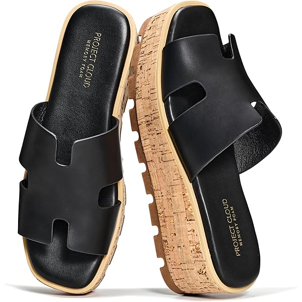 Amazon.com | Project Cloud 100% Genuine Leather Sandals for Women