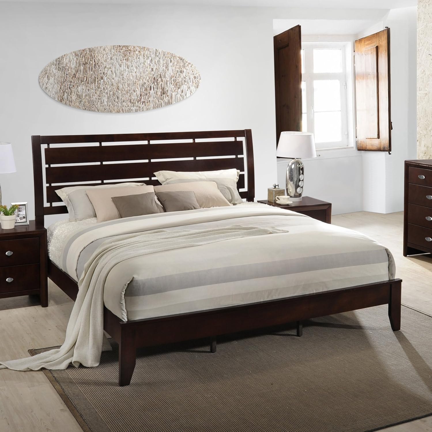 Best South Shore Gloria King Bed Frame