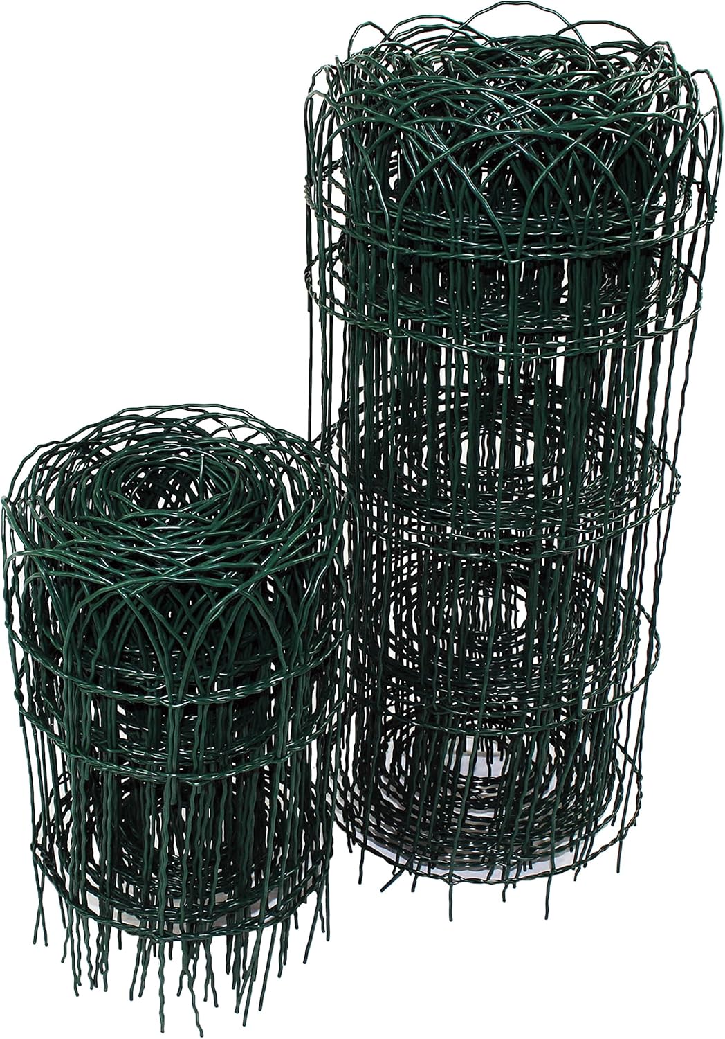 Garden Border Lawn Edging 10m x 400mm or 650mm PVC Coated Green Wire