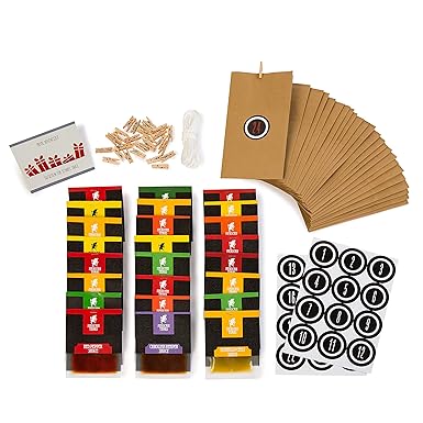 Mexican Tears® - Scharfe Sauce Adventskalender mit 24 unterschiedlichen Chilisaucen, limitierte Auflage [24x12ml Chili Sauce]