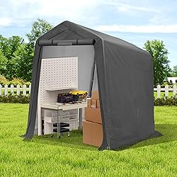 COVERONICS 6' x 7' Outdoor Storage Shed - Heavy