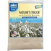 Pellon A-72 Nature&rsquo;s Touch Natural Blend 80/20 Batting, No Scrim - Twin 72" X 96"