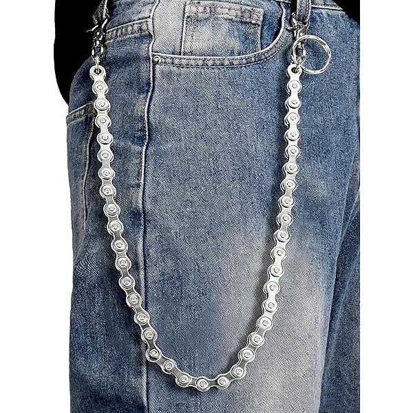 ZEKEE Wallet Chain Pants Chain Hip Hop Punk Jeans Chain Key Chain