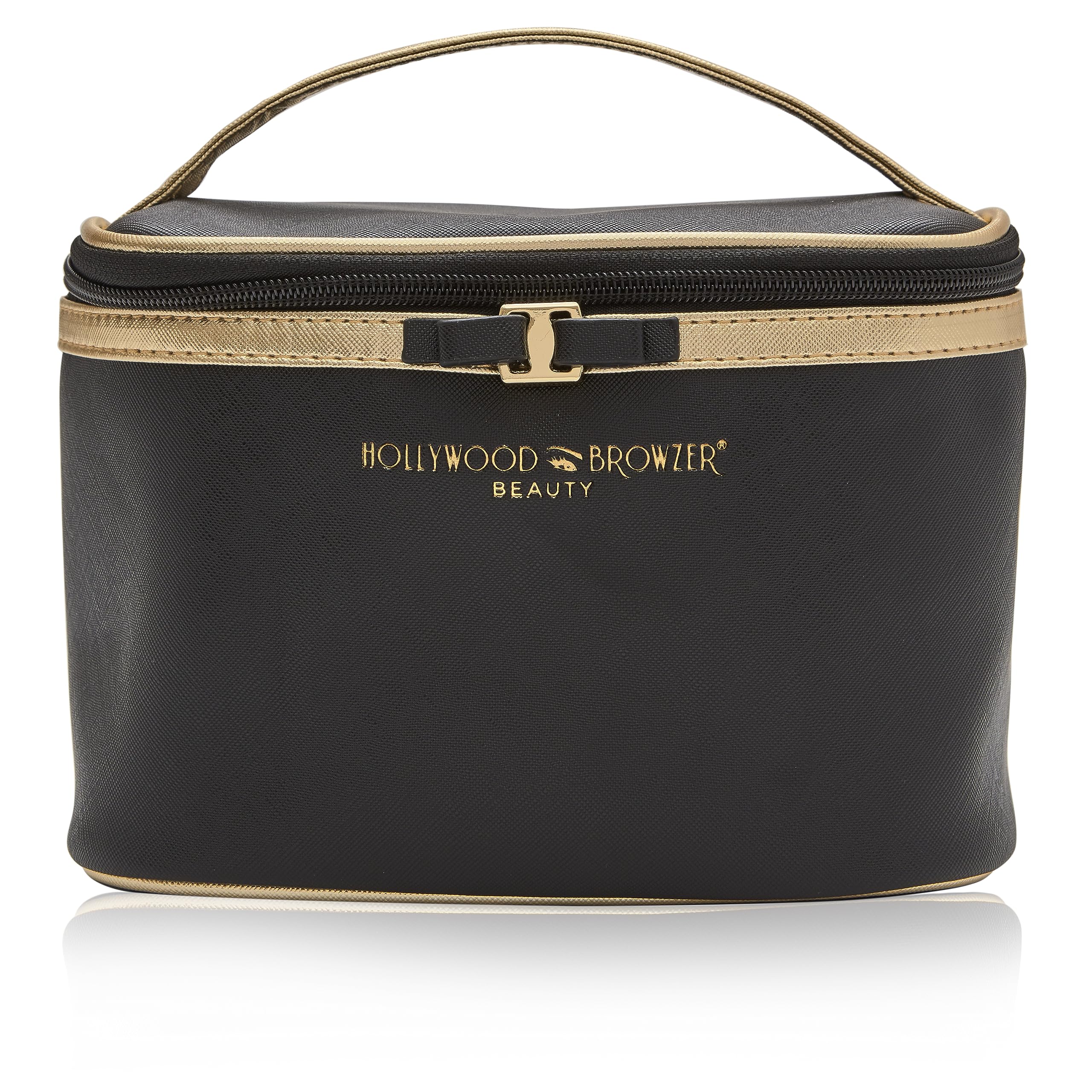 Hollywood Browzer Beauty Classic Vanity Beauty Case Black (Vegan)