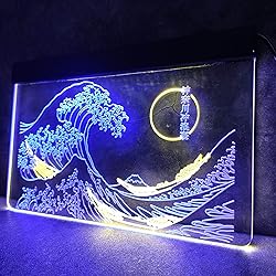 MiMaik The Great Wave Off Kanagawa LED Neon