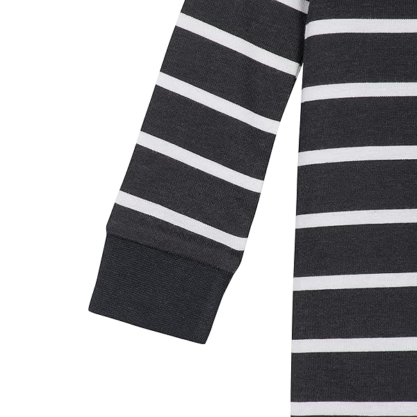 GERBER BABY BOYS’ 2-PACK FOOTED PAJAMAS, GREY DINOS BLACK STRIPE GREY, 24 MONTHS