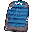 DOGHELIOS 'Trail-Barker' Multi-Surface Water-Resistant Travel Camper Sleeper Pet Dog Bed Mat w/ BlackShark Technology, One Size, Blue, Dark Grey