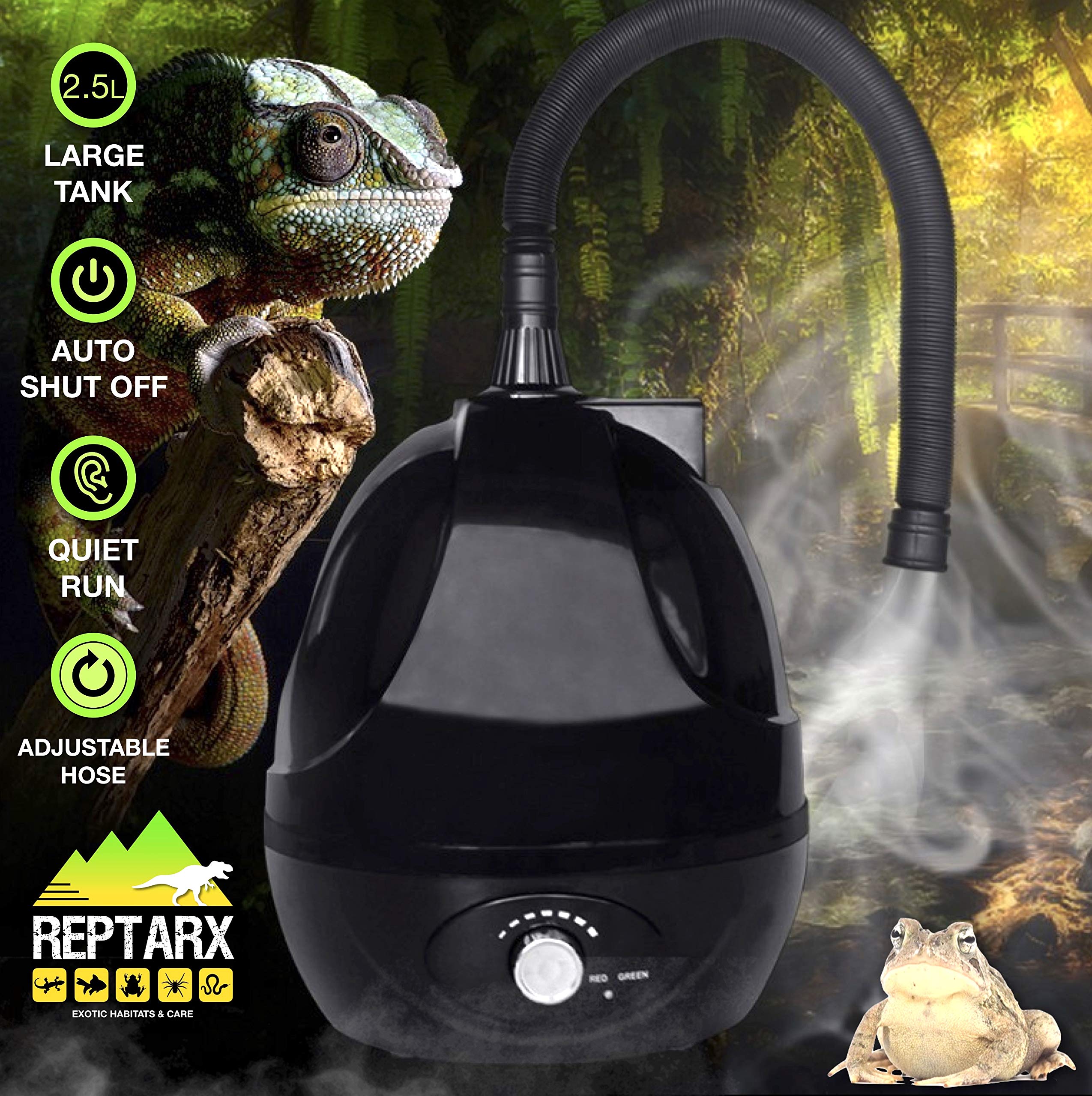 Amphibian Insect & Reptile Tank, Mister/Fogger/Humidifier Large Tank
