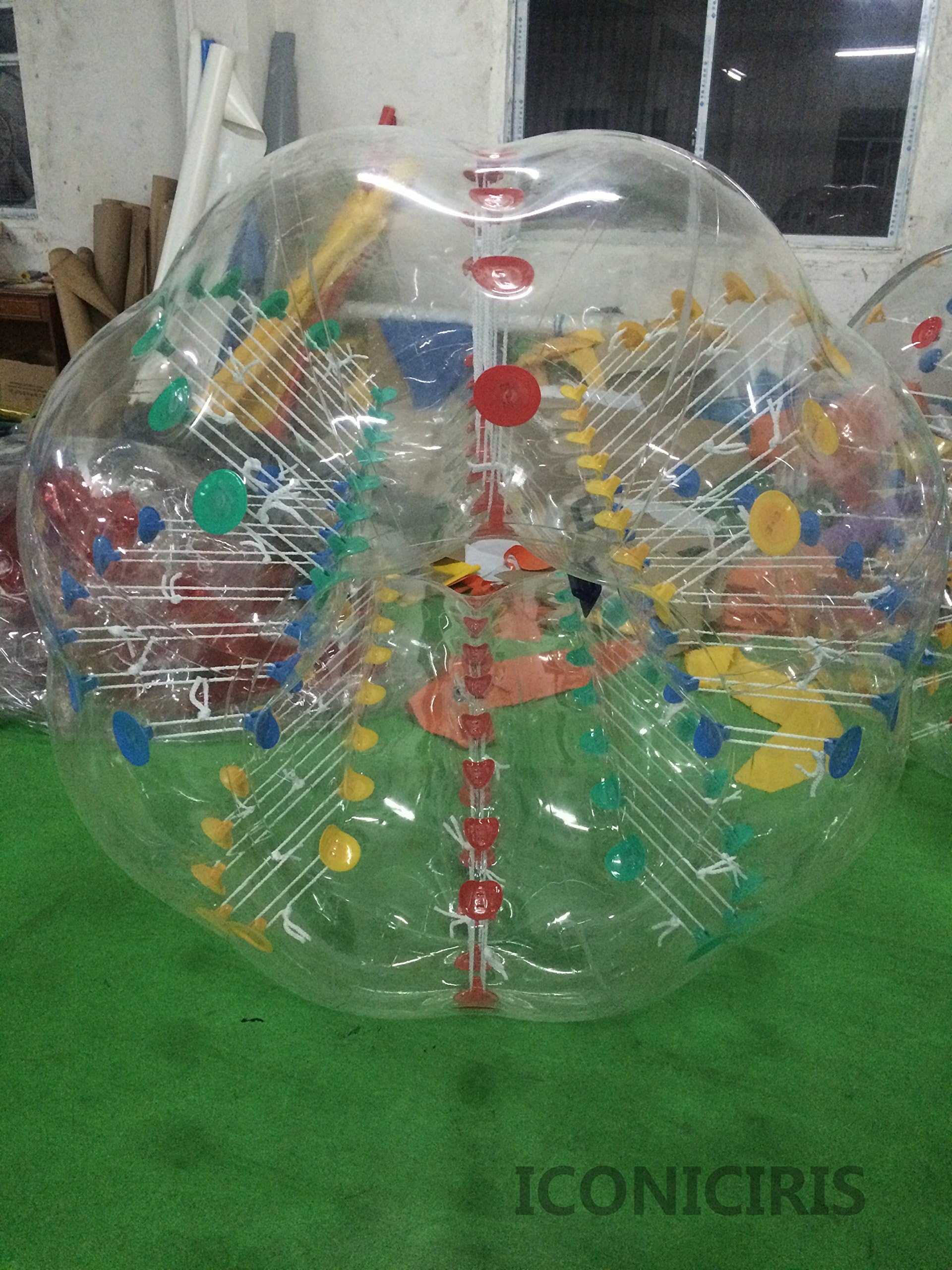 iconiciris Inflatable Bumper Bubble Balls Body Zorb Ball Soccer Bumper Football Human Hamster Ball