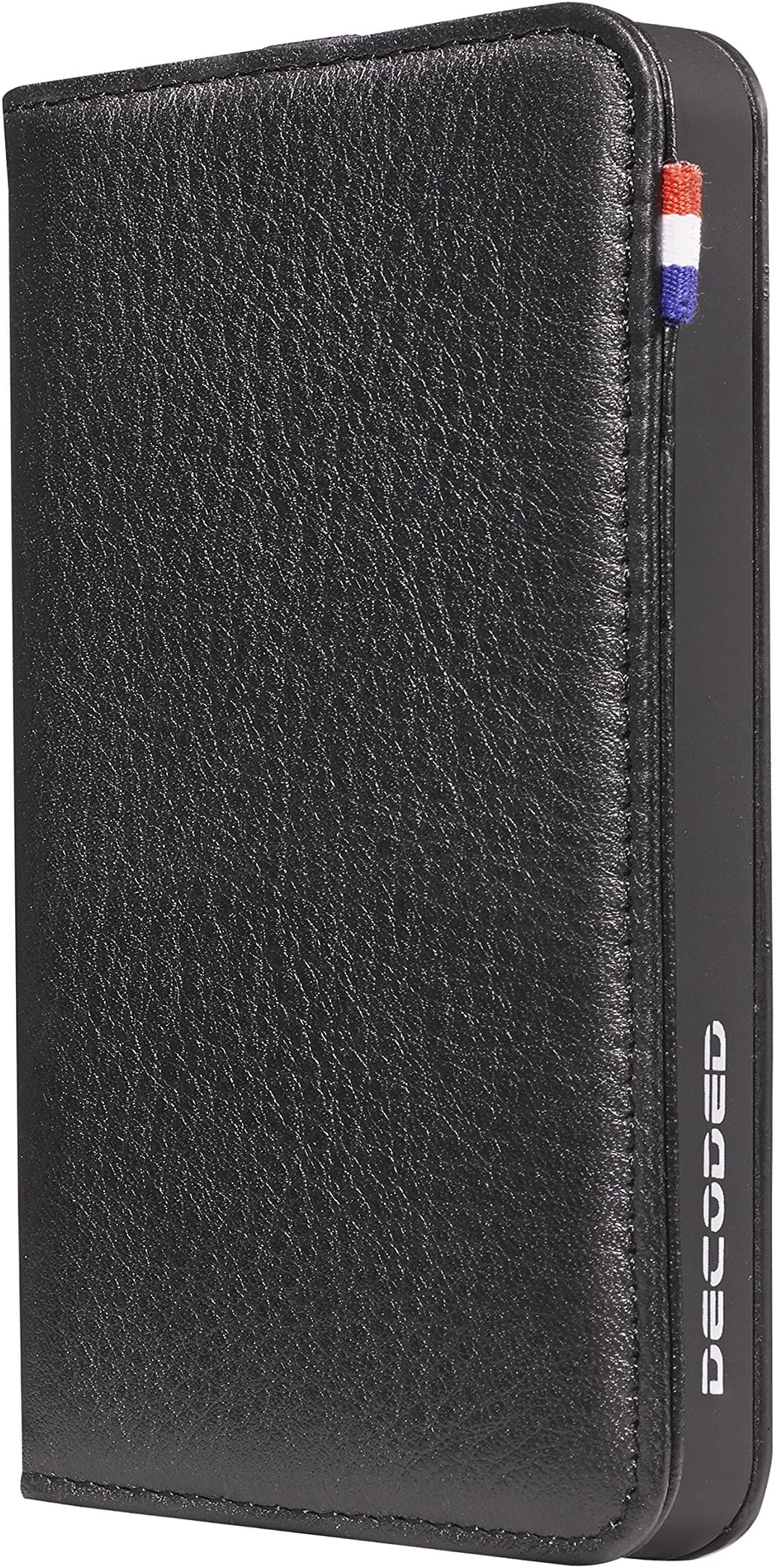 Decoded Leather Wallet Case for iPhone 5/5S - Retail Packaging - Black