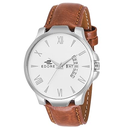 Special White dial Analogue Day n Date Watch for Men