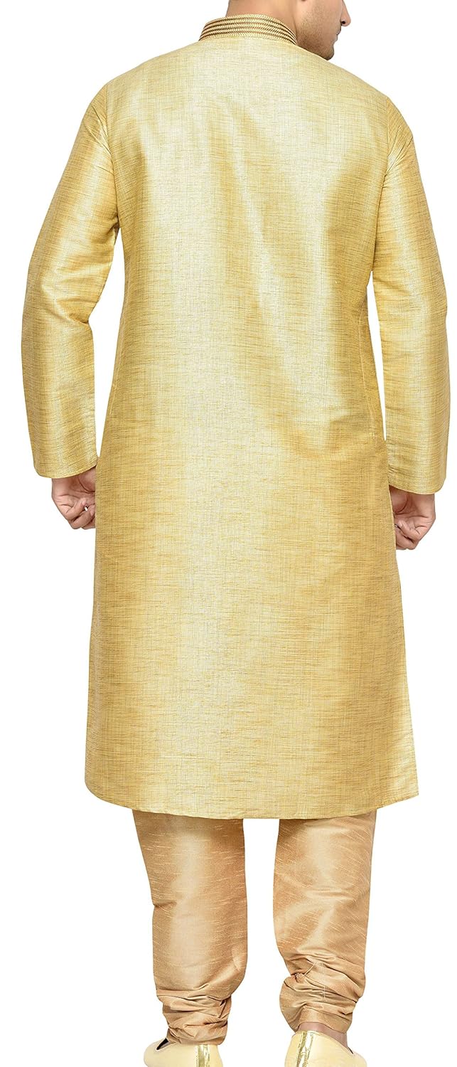 indian poshakh men's silk sherwani
