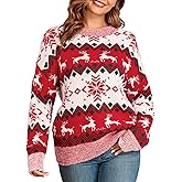 ZAFUL Womens Oversized Sweaters 2025 Cable Knit Chunky Sweater Long Sleeve Crewneck Pullover Loose Outfits