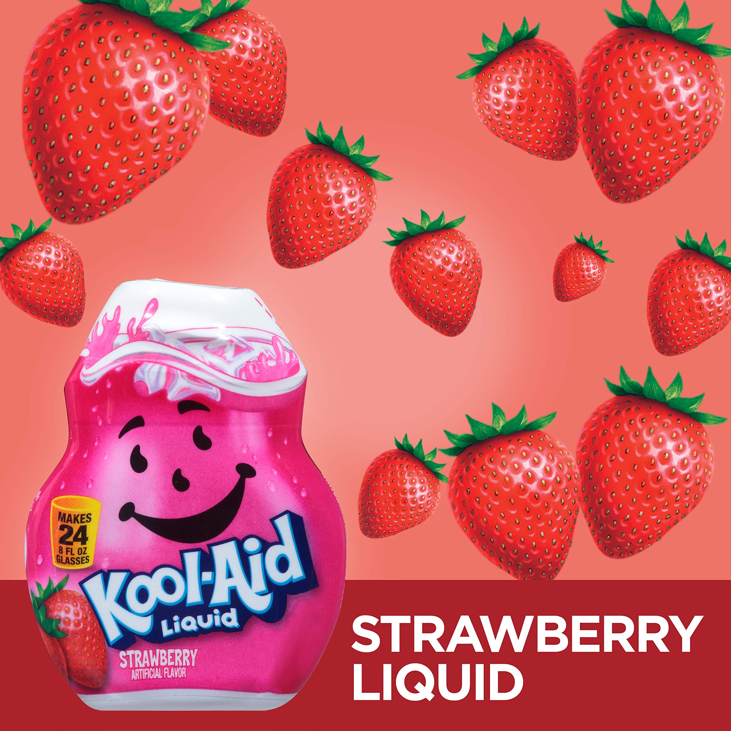 Kool Aid Strawberry Liquid Drink Mix (1.62 oz Bottle) Buy Online in