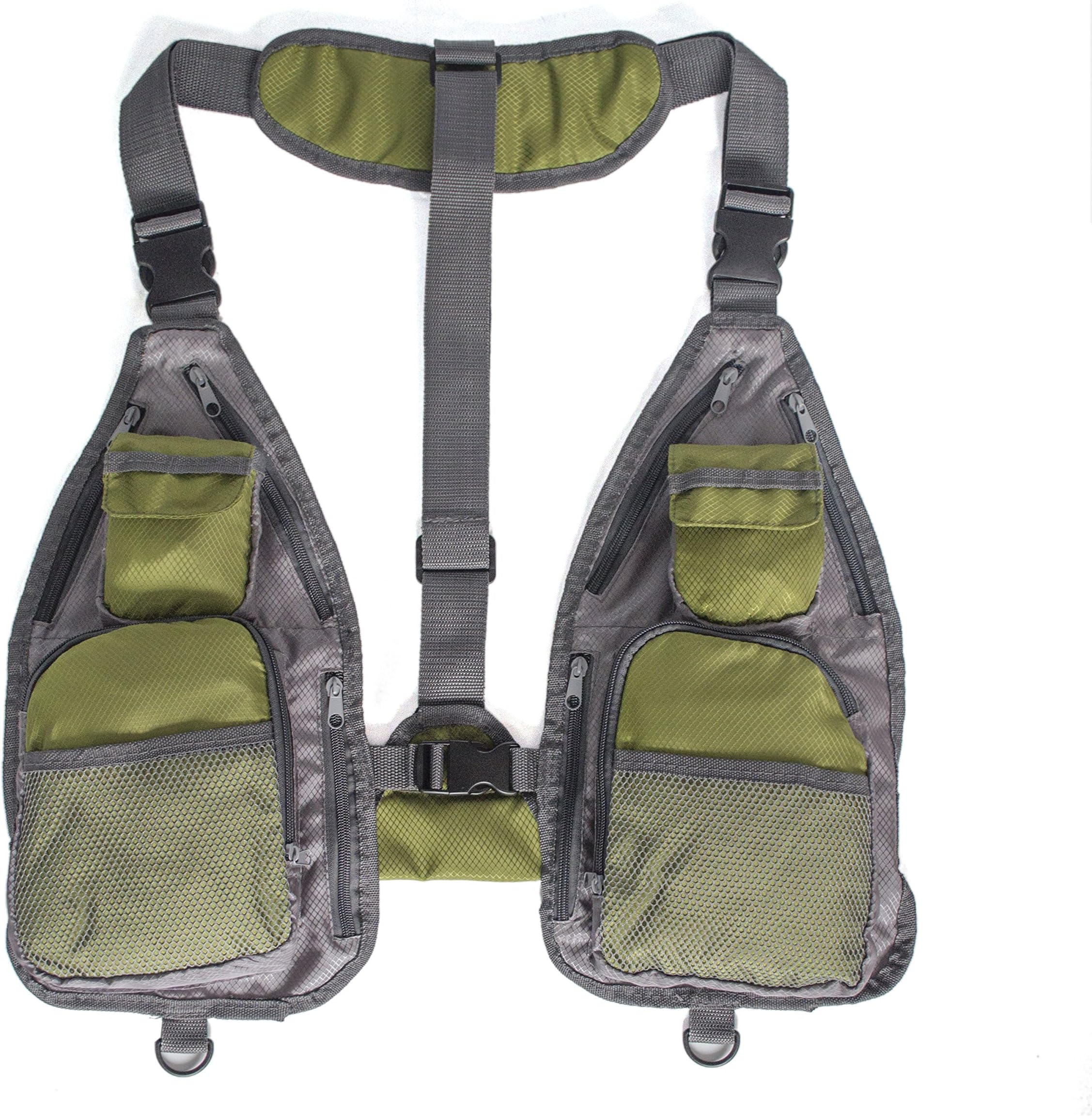 Mydays Men's Fly Fishing Vest, Multi-Pockets, Waistcoat Jackets, Outdoor Fishing Photography, Breathable Suit for All Seasons