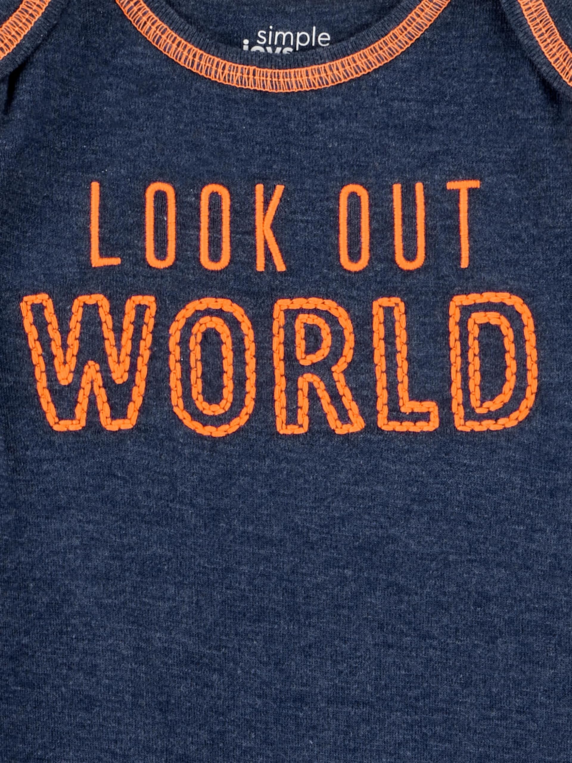 Simple Joys by Carter's baby-boys 3-pack Jumpsuits