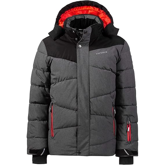 Icepeak Helios Jr Jacket Children Lead-Grey 2018 Funktionsjacke