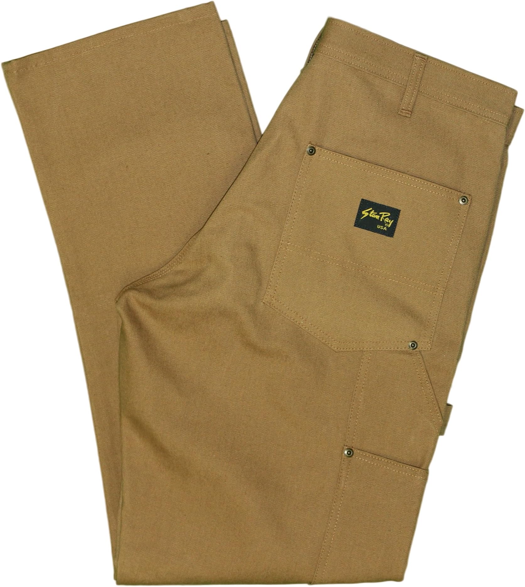 Stan Ray Men's Double Front Riveted Duck Utility Work Pants - Made in the USA