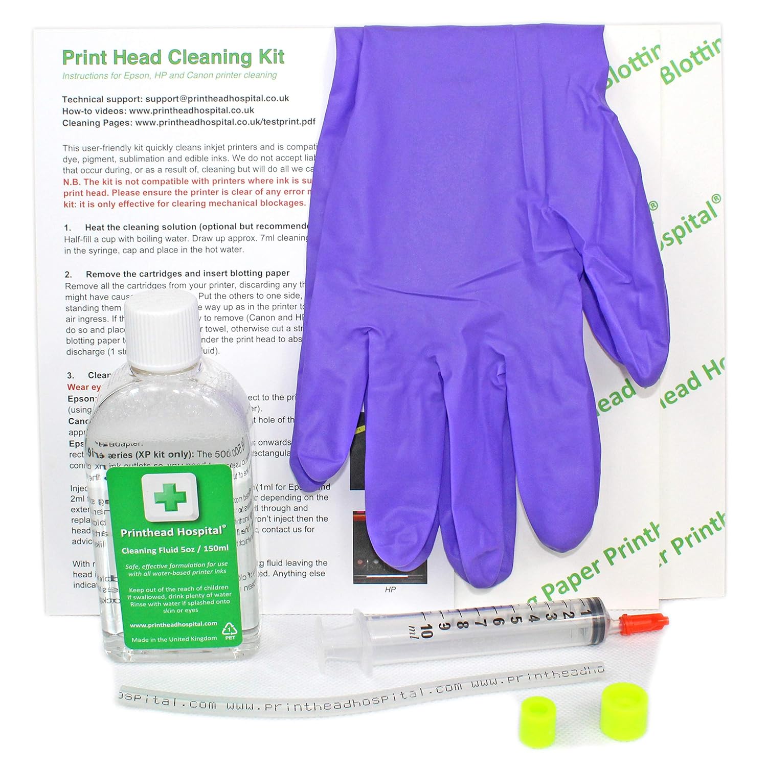 Print Head Cleaning Kit for HP Printers 150ml Amazon.co.uk Office